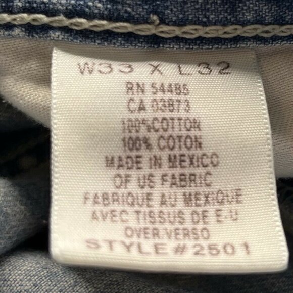 American Eagle Mens Jeans Straight Leg Light Wash Denim Size 33 X 32 - Picture 8 of 9